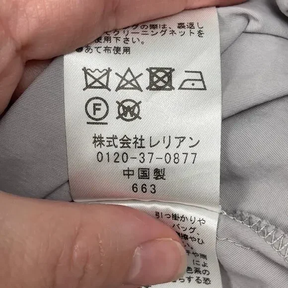 Lanvin‎ En Bleu Mixed Media Cardigan Gray IT 38 Asymmetrical Lagenlook - Picture 10 of 13